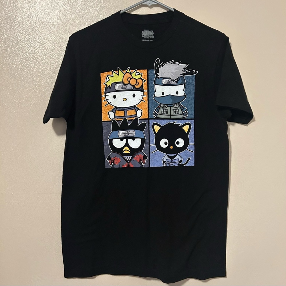 Naruto Shippuden x Hello Kitty and Friends Licensed Graphic T-Shirt